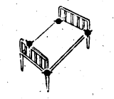 Nakshatra #26: Uttara-Bhadra.
 Symbol: Part of the red bed for legs (foot), twins.
 Name translation: Later blessed (foot, leg).
 Devata: Ahirbudhyana (Serpent of the Deep - Milky Way under the horizon).
 Character: fixed.
 VD Ruler: Shani (Saturn).
 Tib. El-t: water.