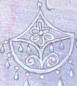 Nakshatra #18: Jyestha.
Symbol: Umbrella or earring, amulet, necklace.
Name translation: Born before (eldest, chief).
Devata: Indra (Leader of the Gods).
Character: sharp.
VD Ruler: Buddha (Mercury).
Tib. El-t: earth. Jyestha