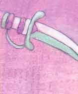 Nakshatra #25: Purva-Bhadra.
Symbol: Head of red bed, two-faced man, swords.
Name translation: First Blessed (foot, leg).
Devata: Aja Ekapad - sunbeam or lightning strike.
Character: fierce.
VD Ruler: Guru (Jupiter).
Tib. El-t: fire. Purva-Bhadra