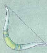 Nakshatra #7: Punarvasu.
Symbol: Arrow or quiver of arrows, rarely: rainbow.
Name translation: Successful, magnificent, two for riches.
Devata: Aditi.
Character: mobile.
VD Ruler: Guru (Jupiter).
Tib. El-t: wind. Punarvasu